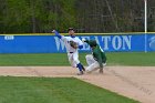 Baseball vs Babson  Wheaton College Baseball vs Babson during NEWMAC Championship Tournament. - (Photo by Keith Nordstrom) : Wheaton, baseball, NEWMAC